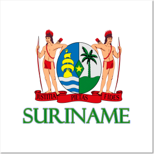 Suriname - Coat of Arms Design Posters and Art